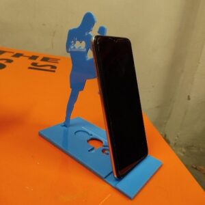 Mobile stand acrylic fighting boxer design