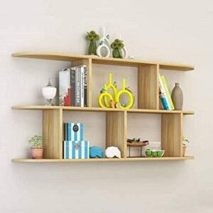 Floating Shelves Hanging Wall Shelves for Storage, 2-Layer Display Ledges