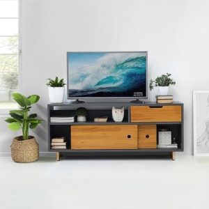 LED TVUnit (with Solid wood Facia)