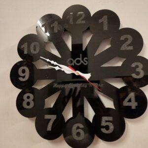 Acrylic wall clock colours available black sky blue red white orange unique desi