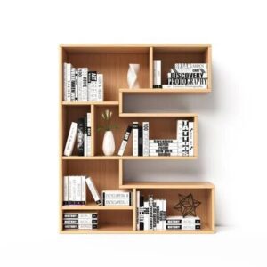 Alphabet E book shelf