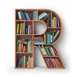 Alphabet R book shelf