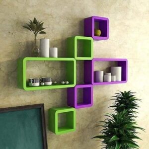 6 Home Decors Wood Wall Storage Shelves