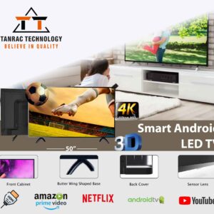 TANRAC Smart 50 inch 4k Full HD LED 3D Smart TV