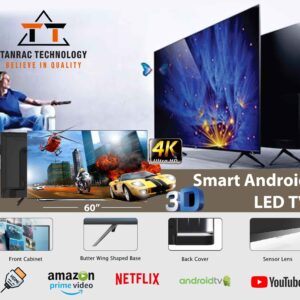 TANRAC Smart 60 inch 4k Full HD LED 3D Smart TV