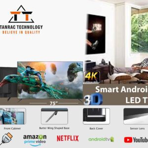 TANRAC Smart 75 inch 4k Full HD LED 3D Smart TV