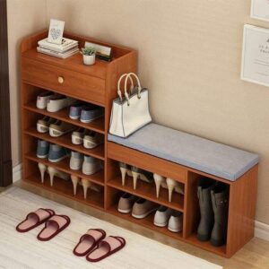 Multipurpose 10 Shoe Horizontal Rack