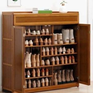 Door Lock Multipurpose 10 Shelves Shoe Rack