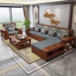 Driftingwood Wooden Sofa Set for Living Room