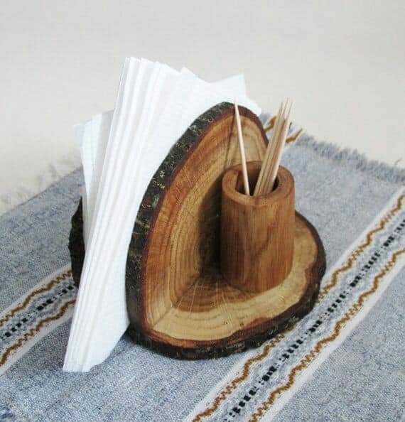 Beautiful, Rustic Barn Wood Napkin Holder Kitchen Decors Table Decors