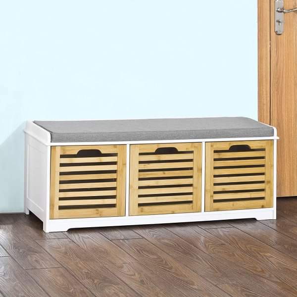 ADS STORAGE BENCH WITH 3 DRAWERS