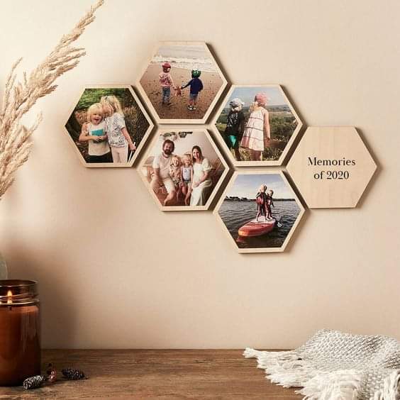 ADS Photo Wooden Wall Art 6 Set