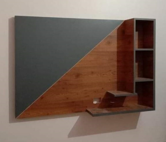 Wood Wall-Mounted Tv Unit Design ADSCART