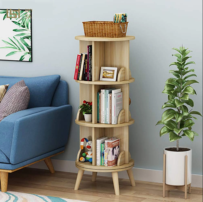 Bookcase Modern Simple Shelf Children Corner Table